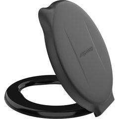 Dunny Seat portable-toilet-bucket-seat-lid in use on rugged trail