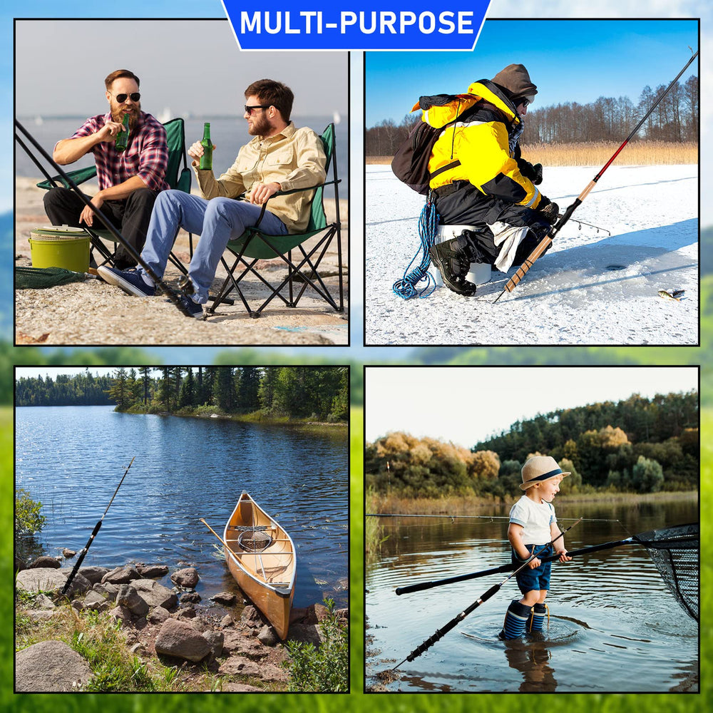 Suitable for use in lakes, rivers and streams