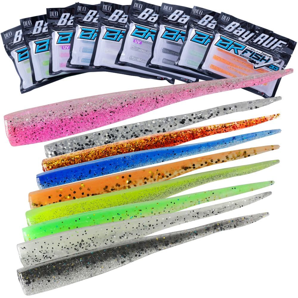 Duo Bail Roof BR Fish 3.3-inch Chart side view demonstrates slim body for natural movement