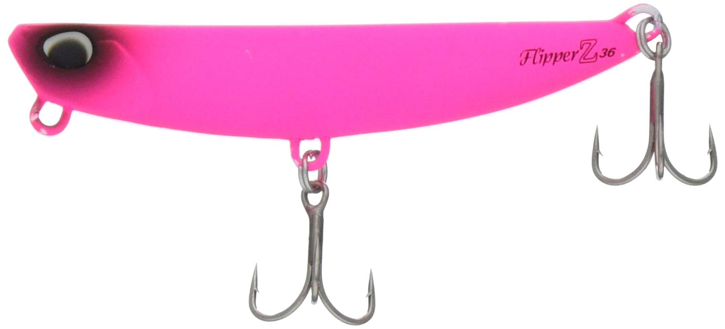 Duo International Beach Walker Flipper Z36 lure in matte pink for higher surface visibility.