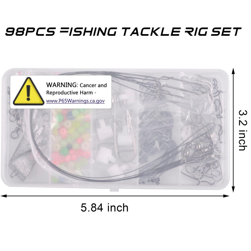 Duo-lock snaps and fishing beads in kit