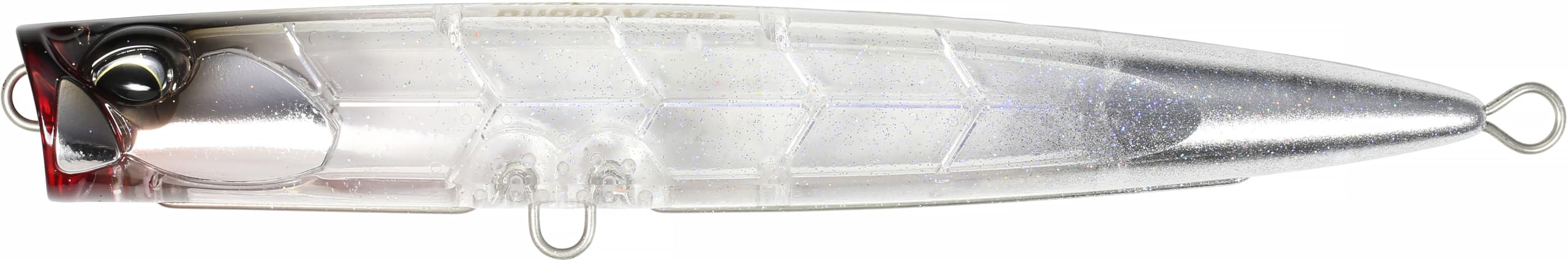 Duo Rough Trail Bubbly 185F clear bait lure primed for powerful casts and surface action