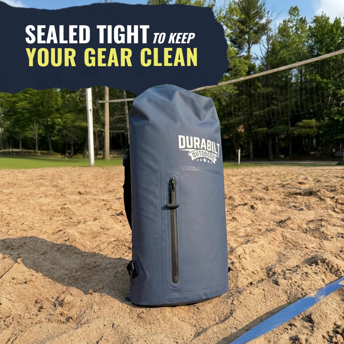 DuraBilt fold-flat design with air valve simplifies packing and storage