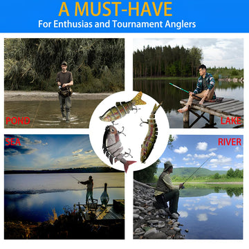 Durable hard plastic tackle box keeping lures organized