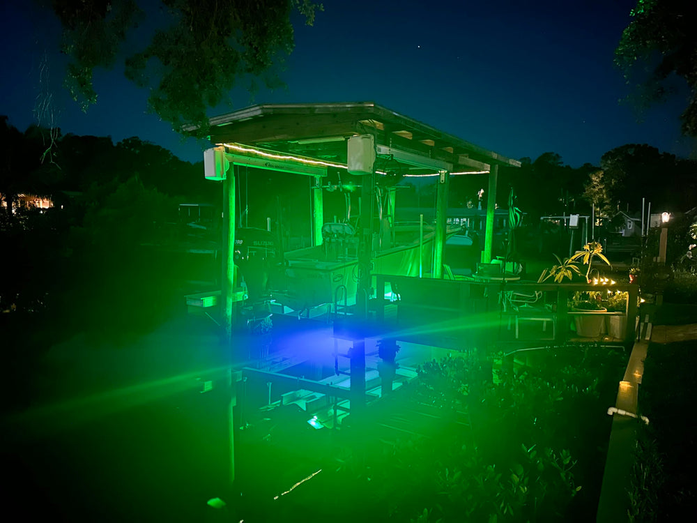 Durable polycarbonate lens and thermally conductive base in Mega-Watt Iris lighting