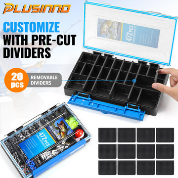 Durable waterproof tackle box with secure latch