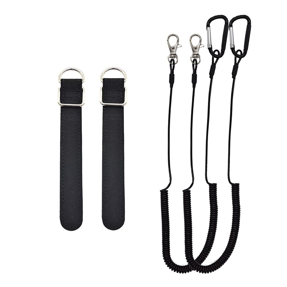 Durable fishing rod ties with stainless steel rings