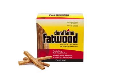 Duraflame Fatwood Fire Starter 5 lb, quick ignition for indoor fireplaces and outdoor fire pits