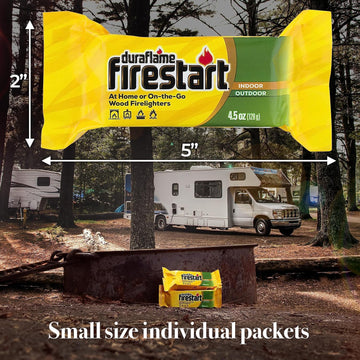 Eco-friendly wax and biomass blend enables reliable ignition.
