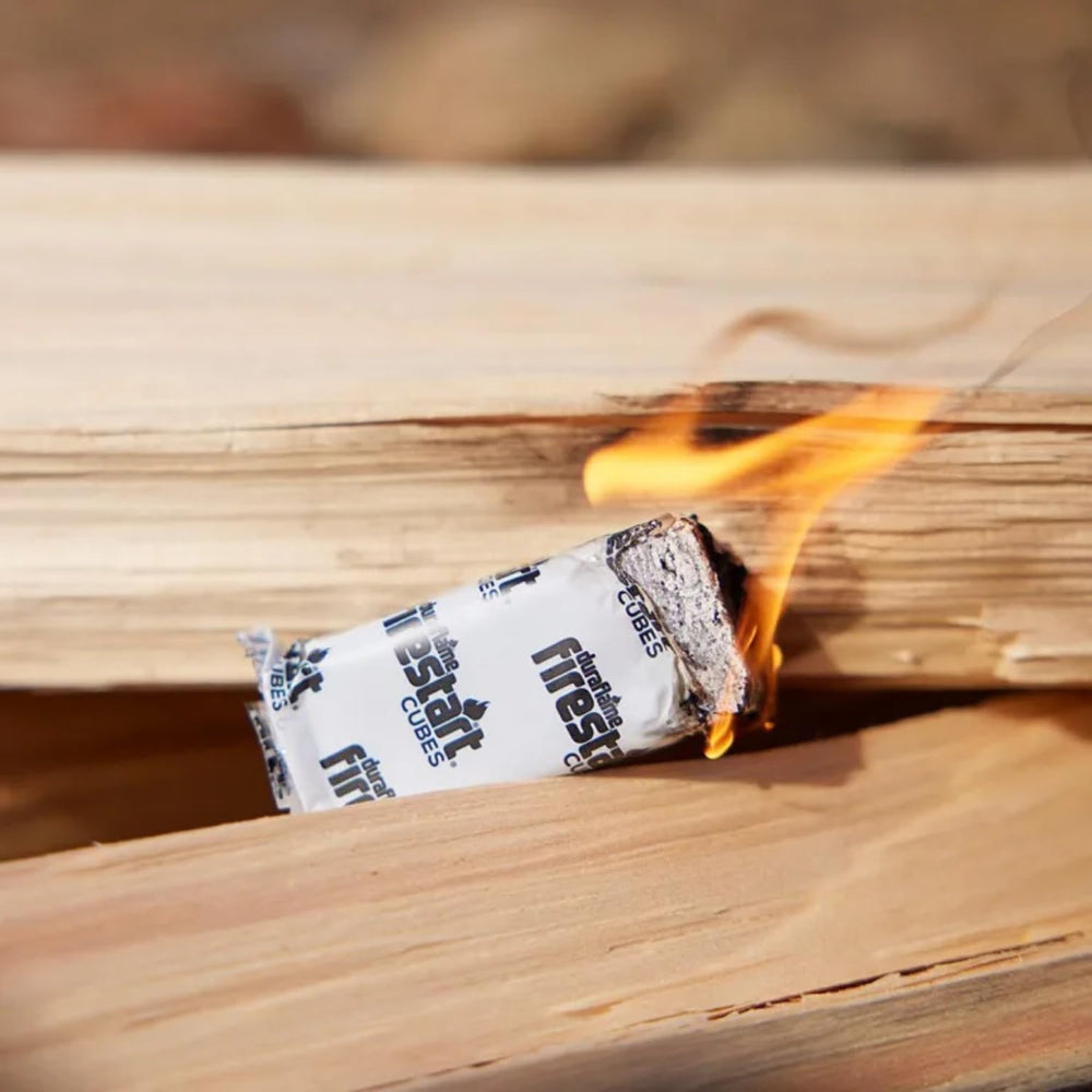 Duraflame Firestart Cubes eco materials highlight renewable wood and wax