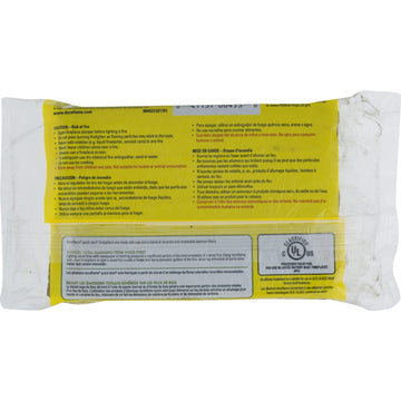 Duraflame firelighters support mess-free, rapid lighting for wood stoves and campfires