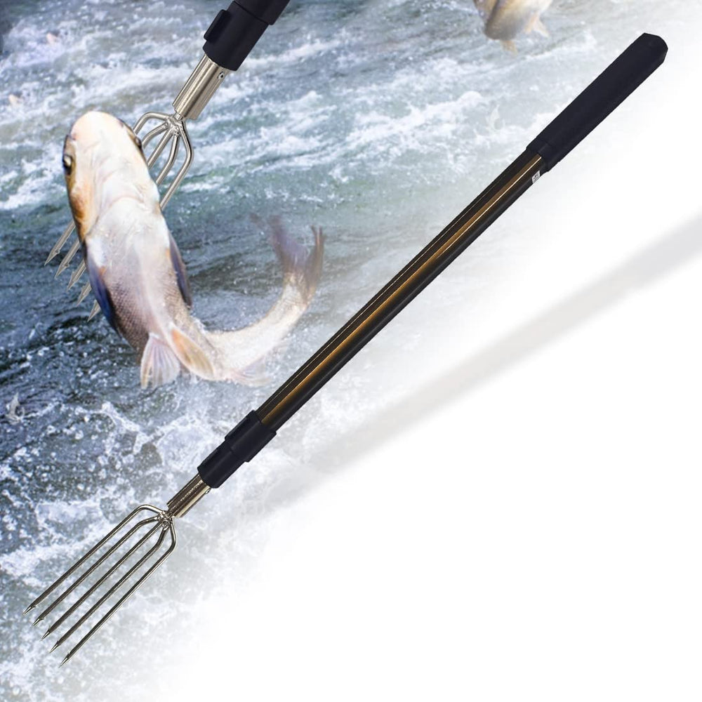 Dutiplus 68-inch telescopic rod with 5-prong harpoon