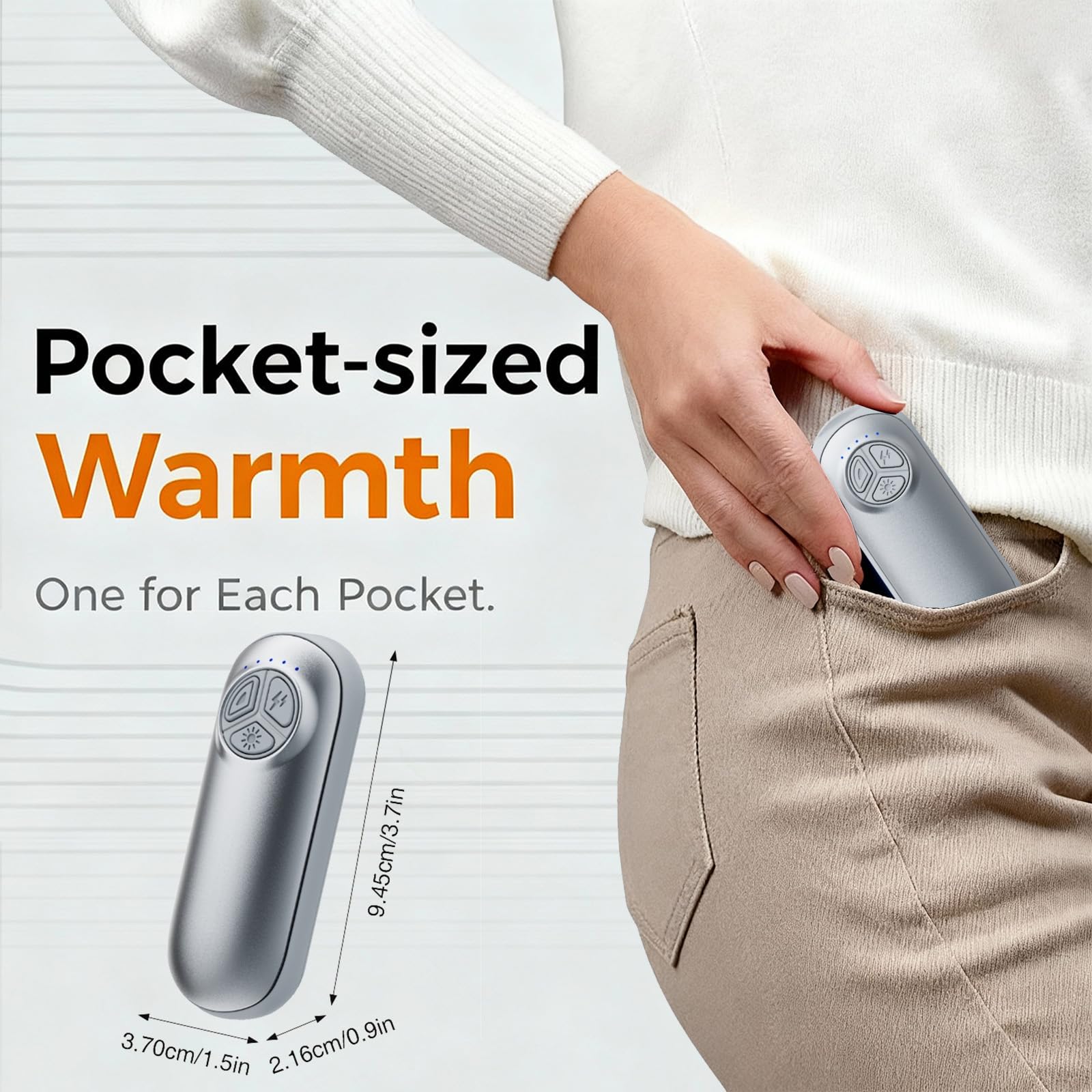 Dutsalrun five-level control lets you tune temperature.