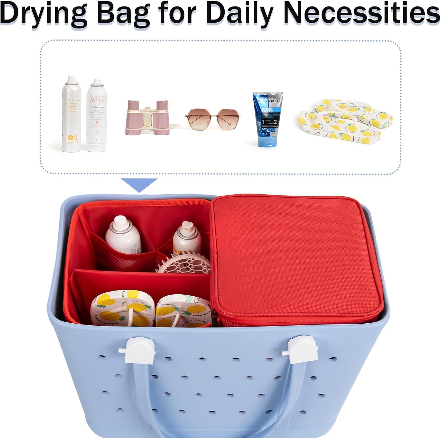 Dvopfa Bogg XL zippered pocket secures small items during trips