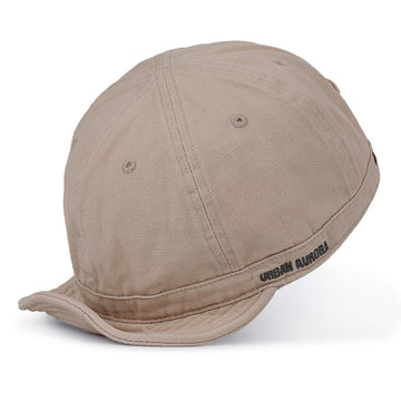 Lifestyle shot of beige cap for daily wear