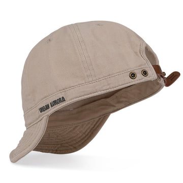 All-angle product shot of CLAPE beige cap