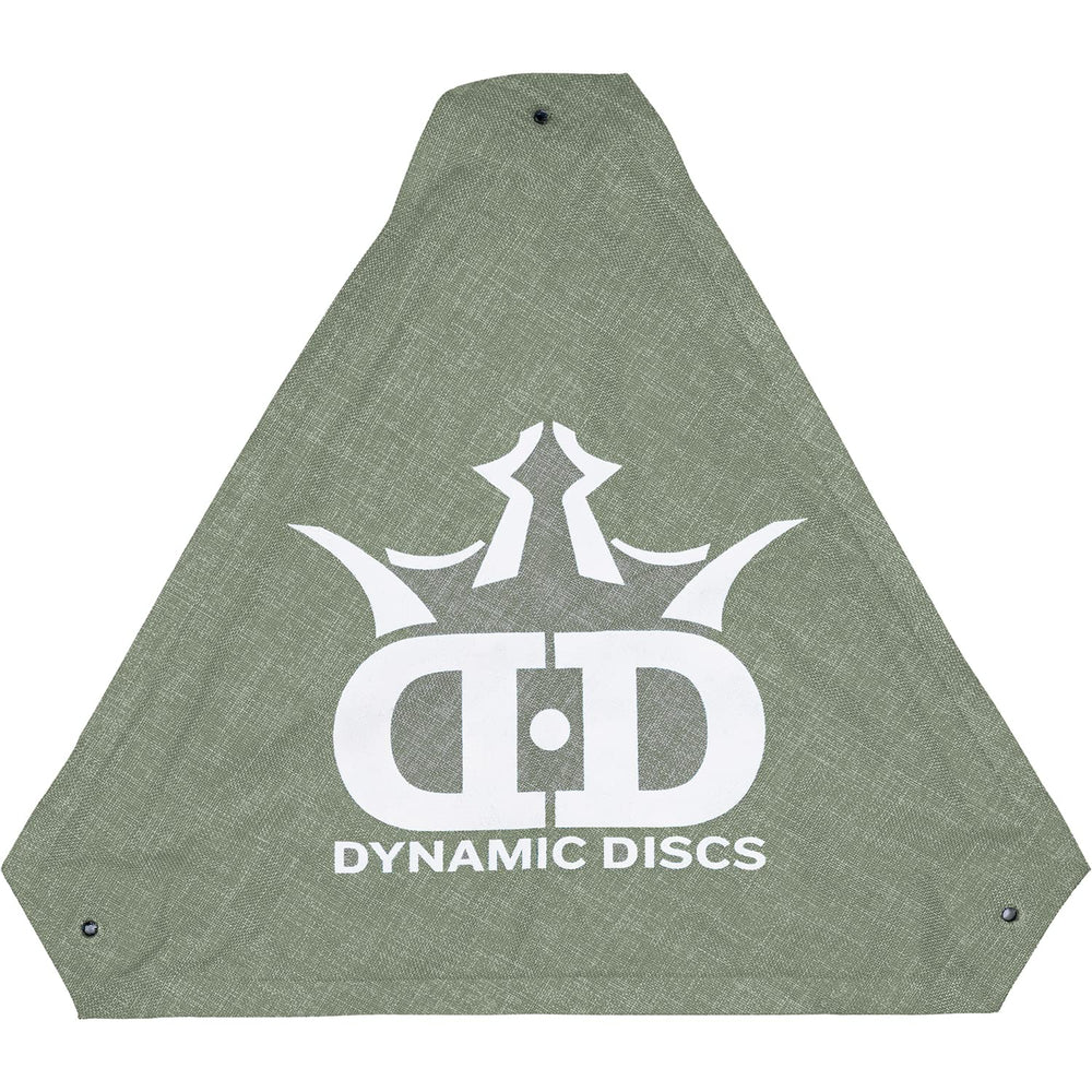 Dynamic Discs folding stool on a disc golf course Flint Gray for rests