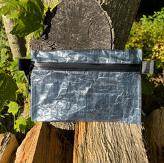 Dyneema zipper pouch large open interior for cosmetics and toiletries storage