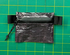 Dyneema Zipper Pouch Purple Haze, wallet-compact view, durable storage for cash, cards, and cosmetics.