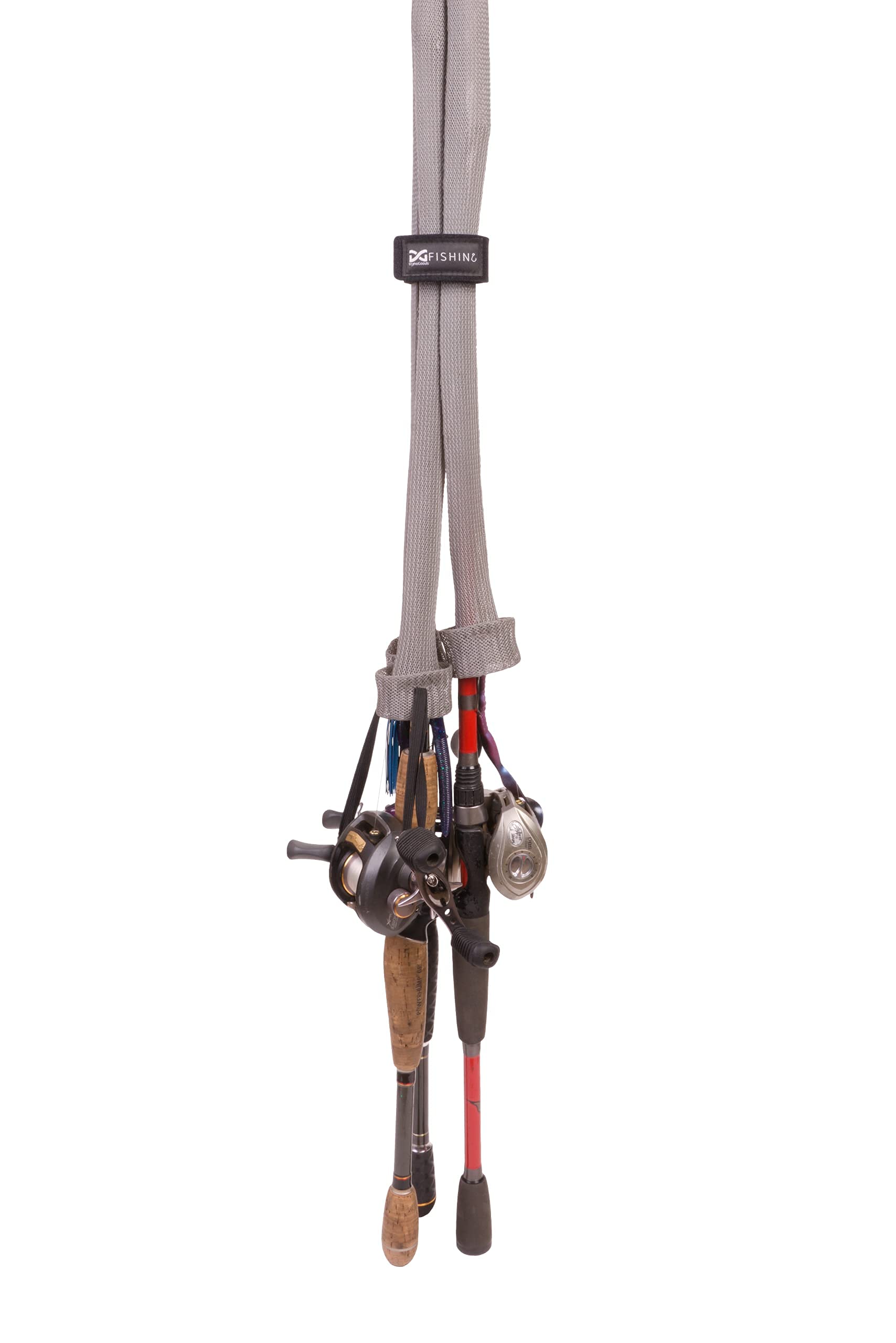 DynoGoods black rod ties secure gear during transport and storage.