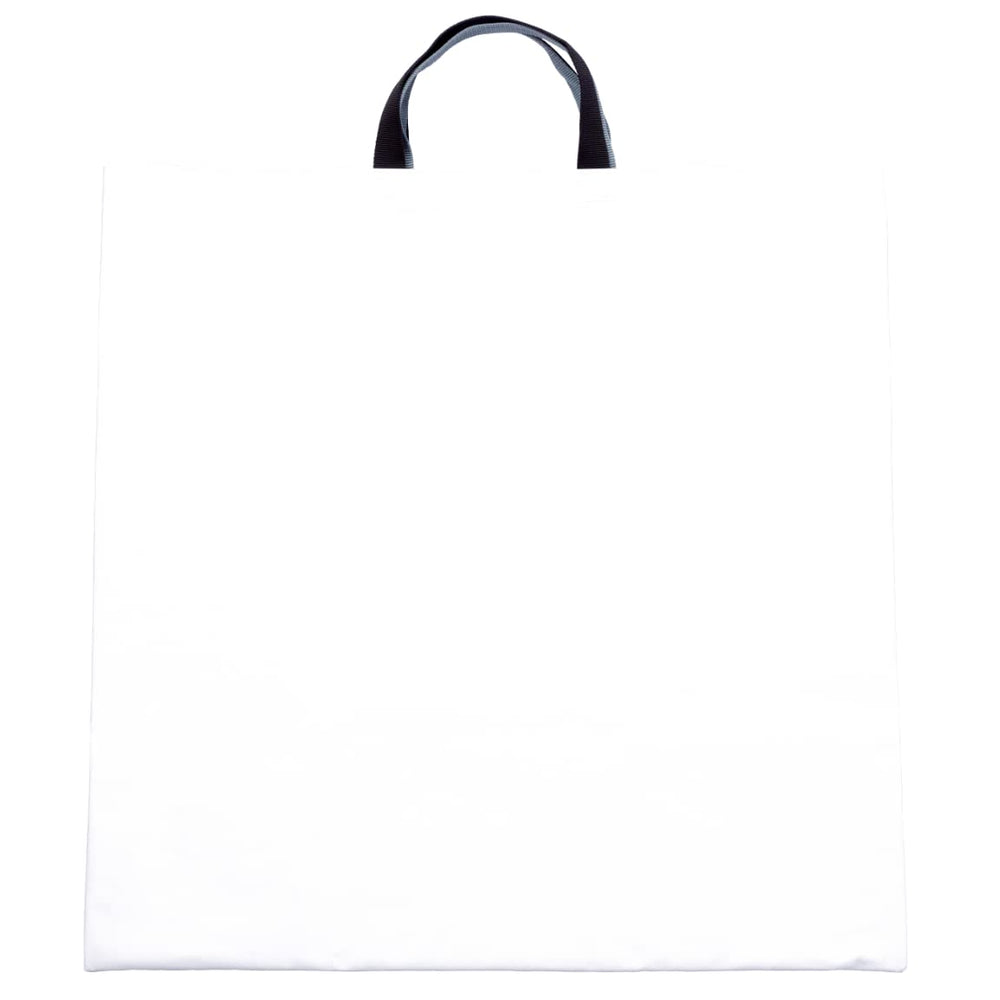 PVC welded seams prevent leaks on the weigh-in bag