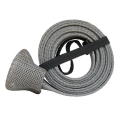 Elastic loop at reel end of DynoGoods rod sleeve