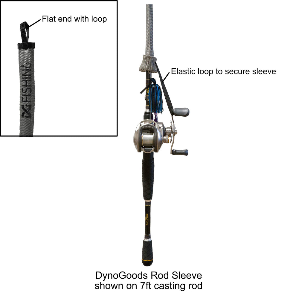 Fully extended rod sleeve showing length and width