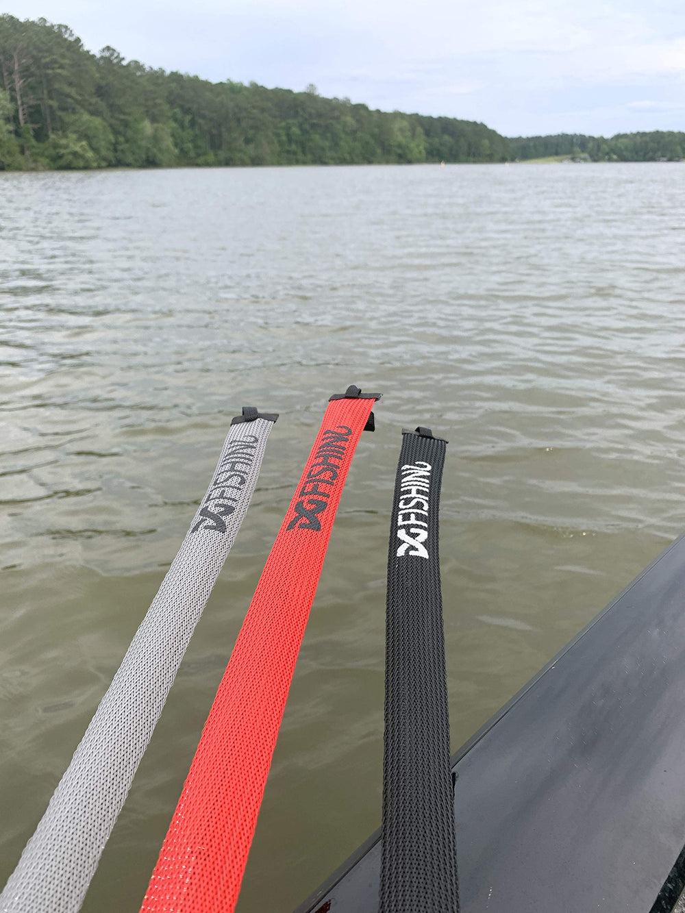 DynoGoods 3-pack rod sleeves stored together in black