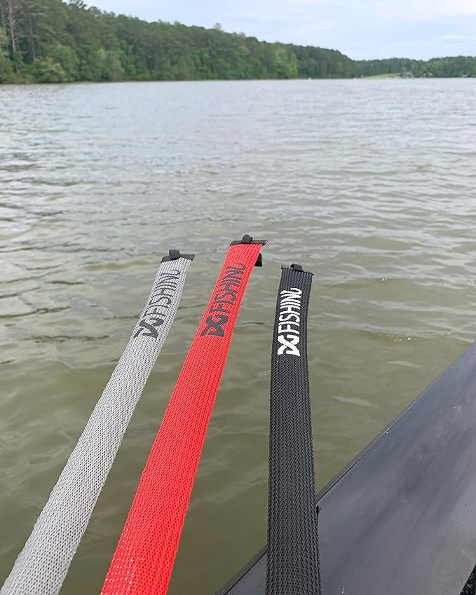 Rod sleeve in storage demonstrating tangle prevention