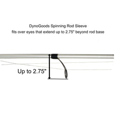 Elastic reel-end loop on DynoGoods rod sleeve