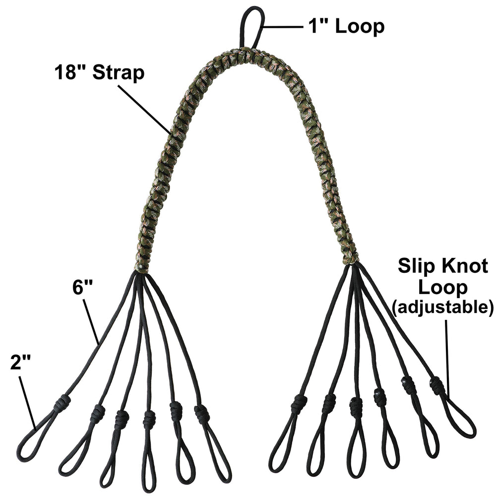 DynoGoods strap offers versatile carrying by strap or around the neck.