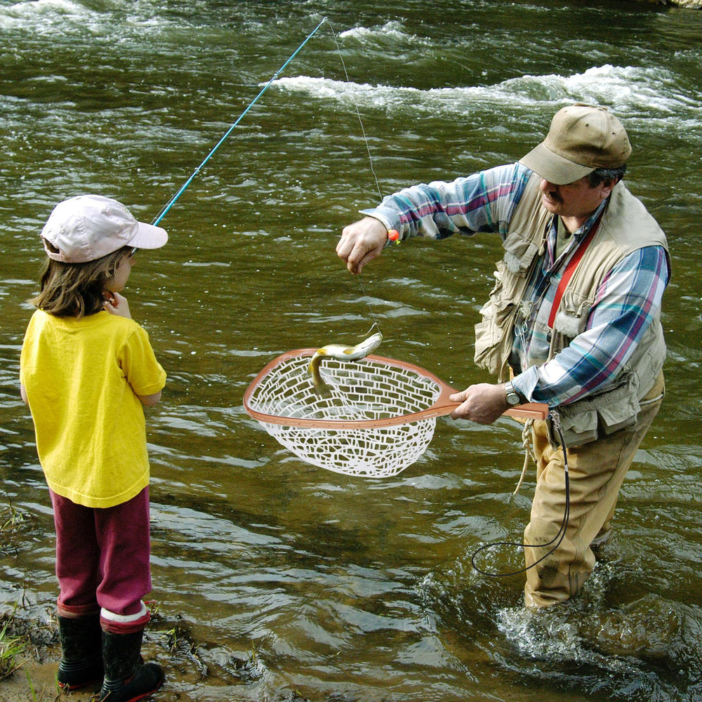 DYTesa Fly Fishing Net supports catch-and-release with gentle mesh