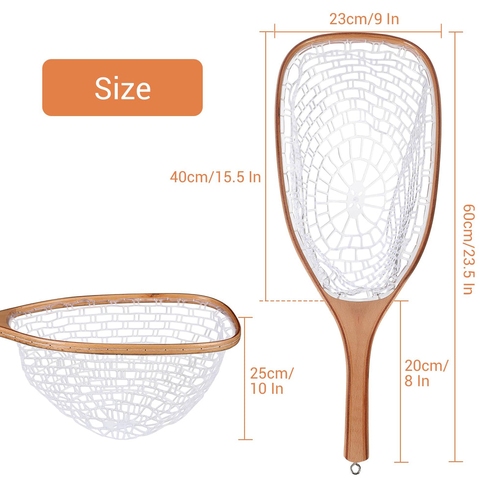 DYTesa Fly Fishing Net is lightweight and portable for on-the-go trips