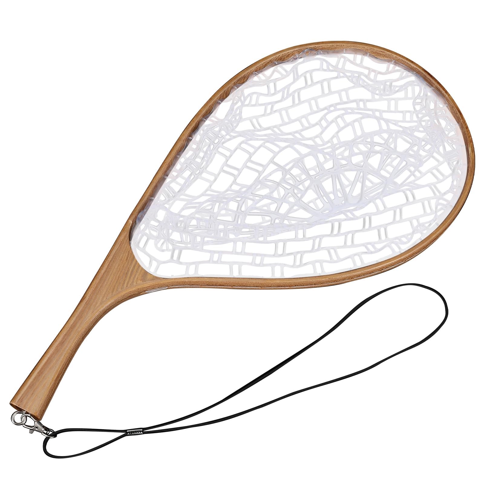 DYTesa trout net with soft mesh for gentle catch-and-release in freshwater.