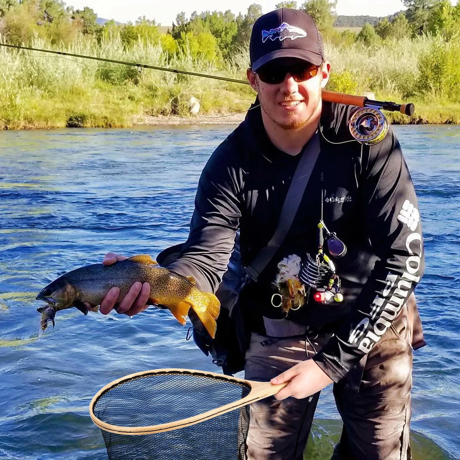 DYTesa versatile design replaces traditional nets for hikers and anglers.