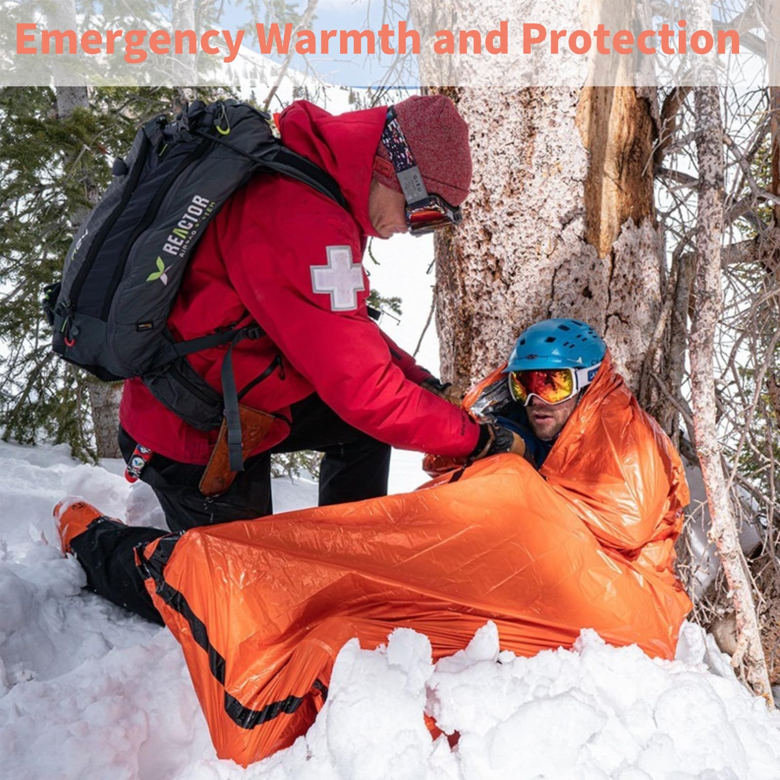Dzronda multi-functional survival tool can serve as bivy blanket or rain poncho.