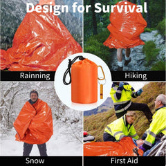 Dzronda thermal bivy sack fully covers the body for warmth on cold nights.
