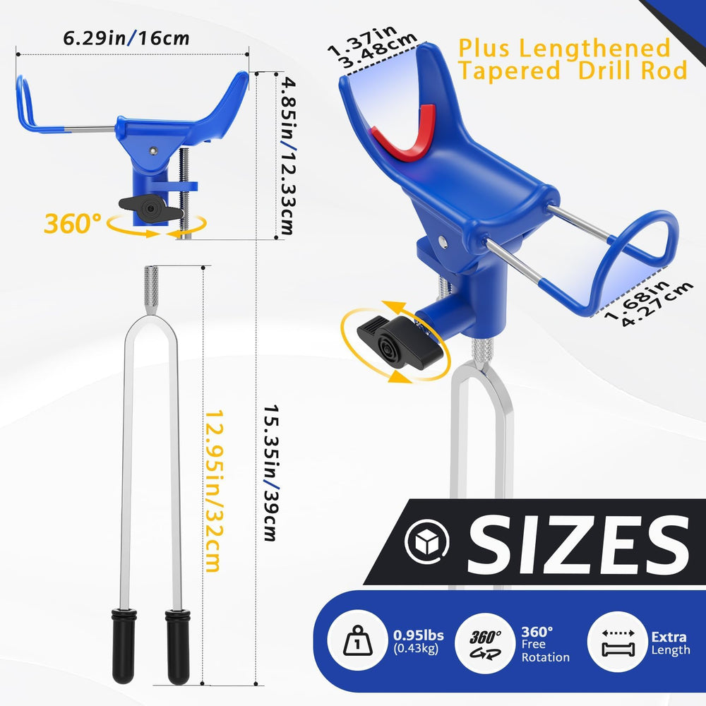 Universal fit for spinning and casting rods