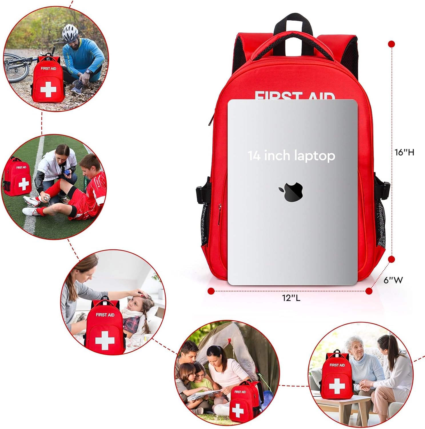 E-HORDE backpack ready for home, office, or car use.