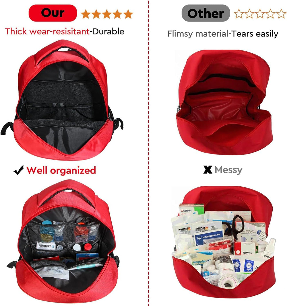 E-HORDE waterproof tear-resistant fabric close-up for travel protection.