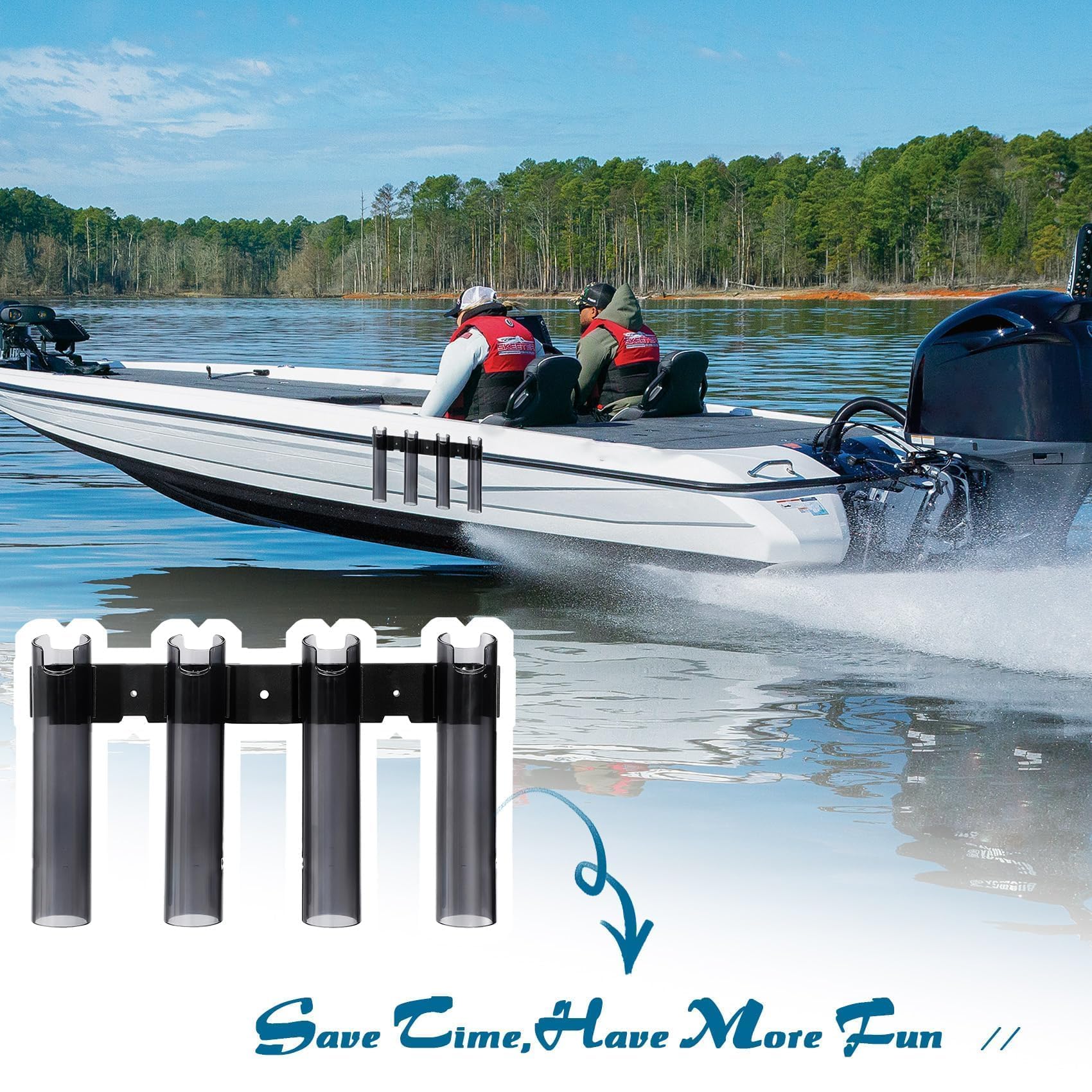 Versatile mounting locations: boat, garage, pontoon, truck