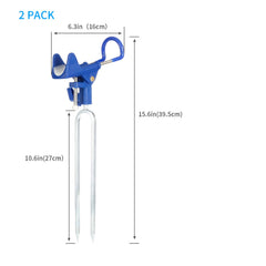 Detachable stainless steel drill rod for ground insertion