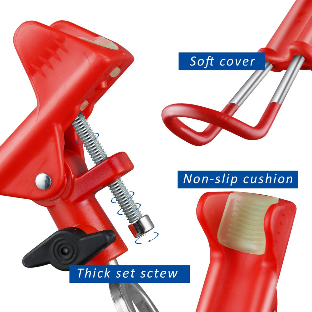 Bank rod holder with upgraded reinforced nylon body