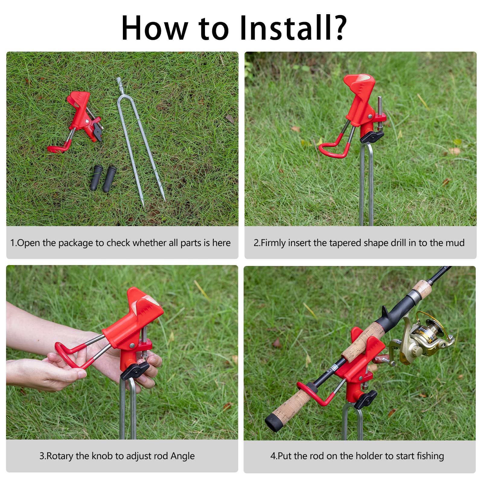 Universal fit for spinning and casting rods