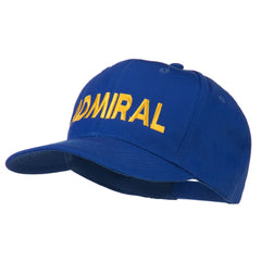 e4Hats Admiral cap side angle showcasing adjustable snap closure for a snug fit