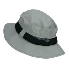e4Hats.com Big Size Talson UV Bucket Hat with Side Mesh Grey side view promoting ventilation