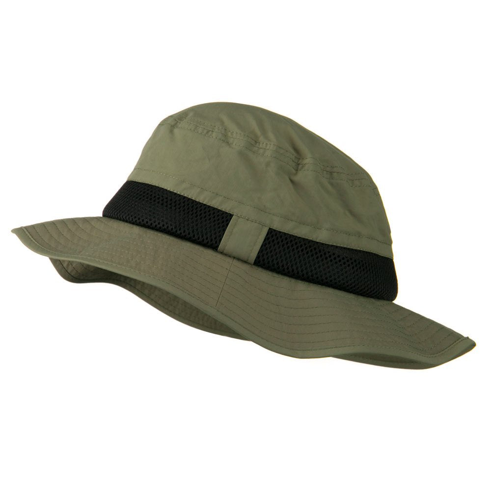 e4Hats Talson UV bucket hat olive, ventilated crown for comfort