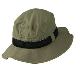 e4Hats Talson UV bucket hat olive, packable crown for travel