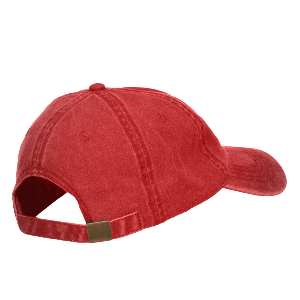 e4Hats Fish Bone Embroidered Cap buckle closure for adjustable fit