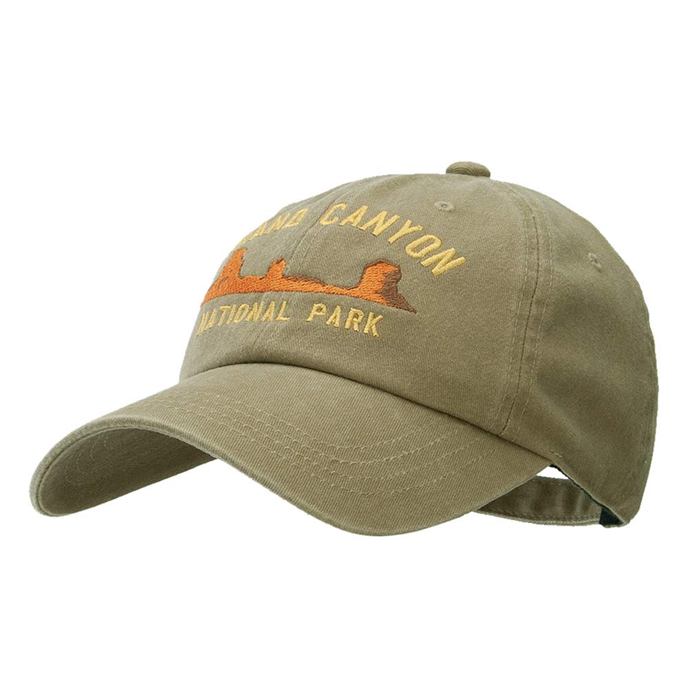 e4Hats Grand Canyon cap embroidery detail shows durable stitching for outdoor wear.